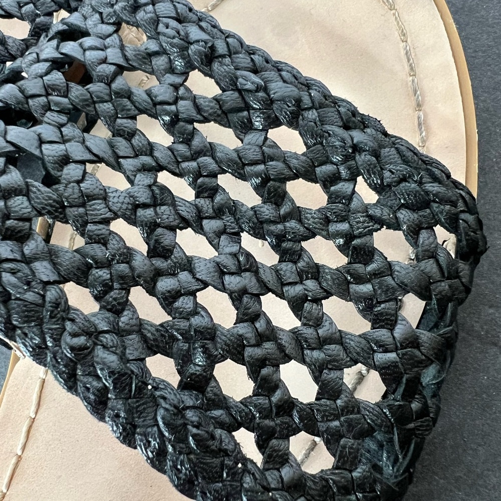 Kate Spade Berlin Woven Sandals Black, 8.5 - Picture 7 of 10